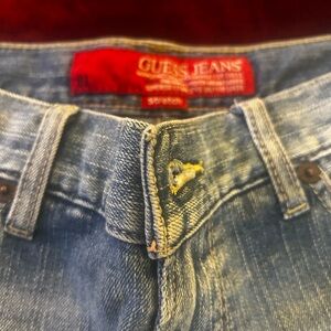 Vintage Rare Guess embroidered jeans size 27